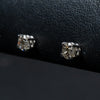 Ladies .500 Ctw Round Cut Diamond Earrings / 14 Kt W - Anderson Jewelers 