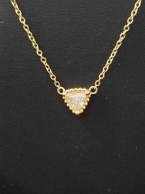 18ky Trillion Diamond Necklace