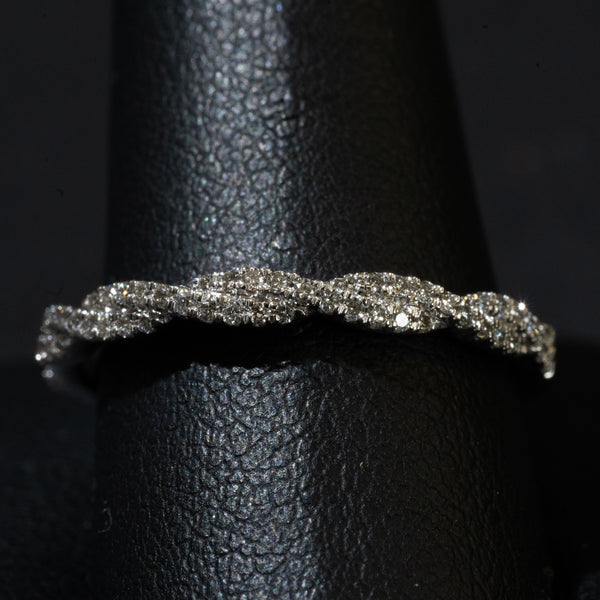 Ladies .160 Ctw Diamond Ring / 14 Kt W - Anderson Jewelers 