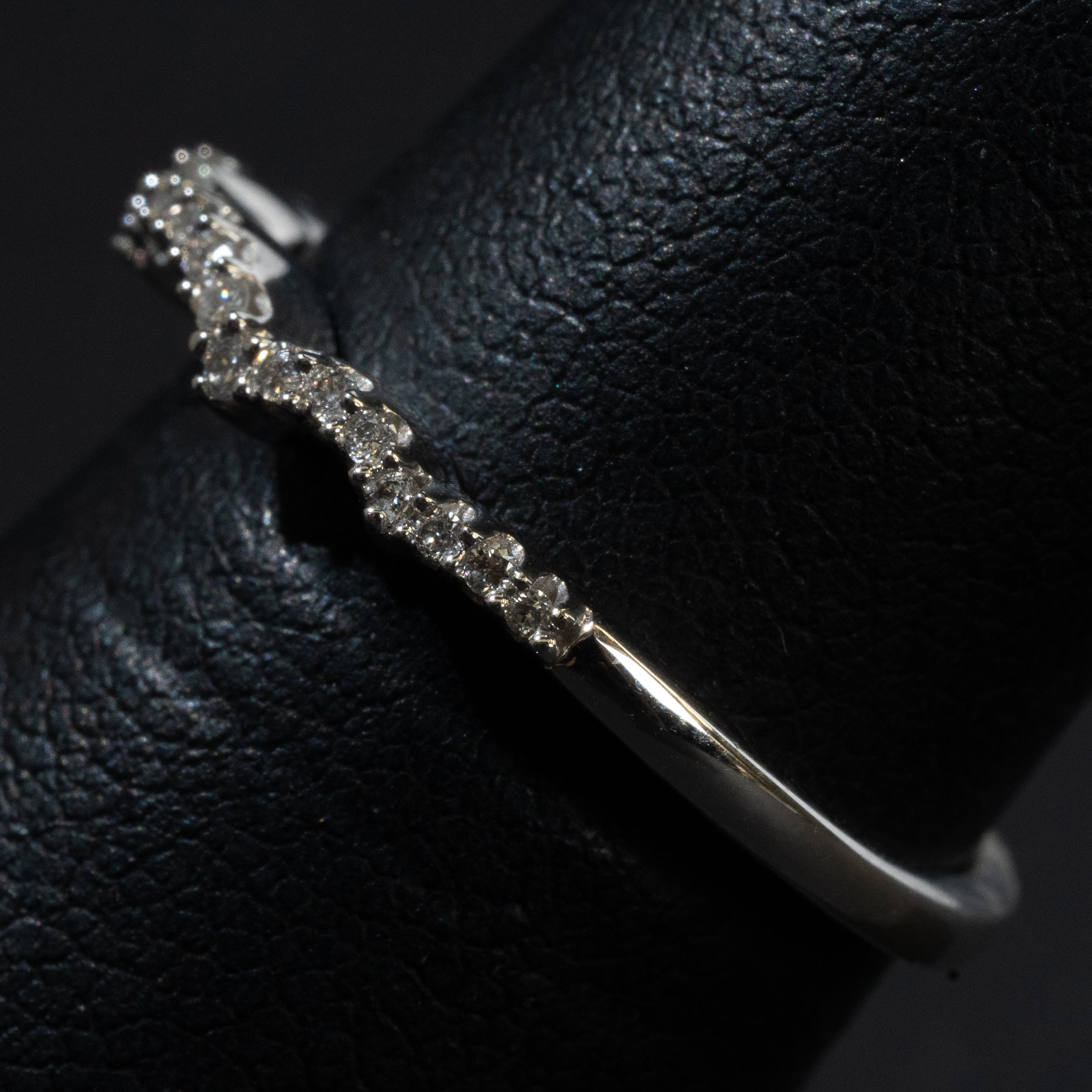 Ladies .100 Ctw Round Cut Diamond Ring / 14 Kt W - Anderson Jewelers 