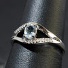 Ladies .330 Ctw Aquamarine Ring / 10 Kt W - Anderson Jewelers 