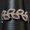 Ladies .400 Ctw Ruby Ring / 18 Kt W - Anderson Jewelers 