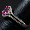 Ladies Oval Cut Sapphire Ring / 18 Kt Y - Anderson Jewelers 