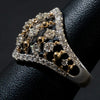 Ladies 1.070 Ctw Round Cut Diamond Ring / 2-Tone 14 Kt. - Anderson Jewelers 