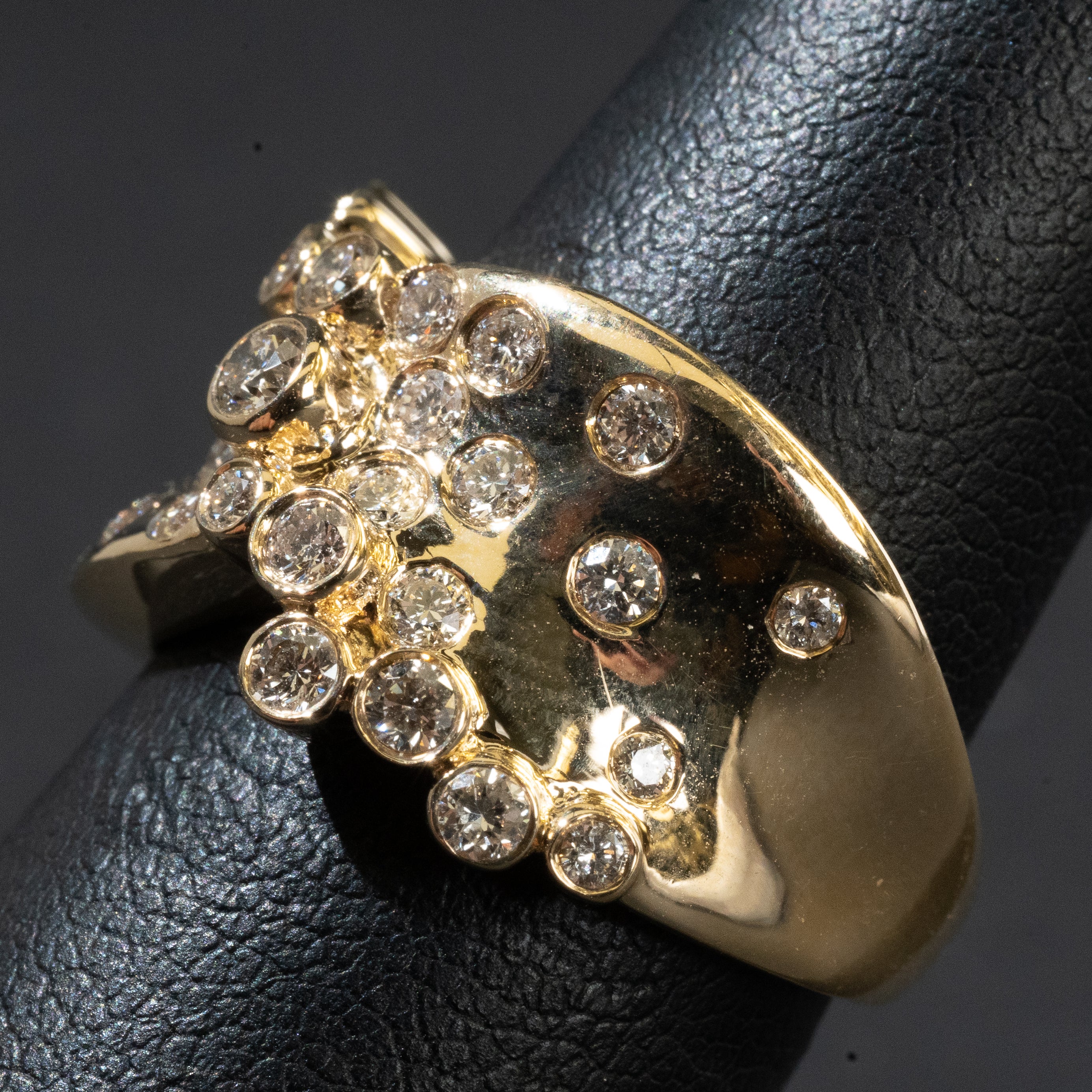 Ladies .840 Ctw Round Cut Diamond Ring / 14 Kt Y - Anderson Jewelers 