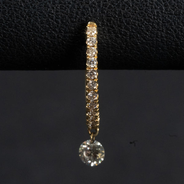 Ladies Diamond Earrings / 18 Kt Y - Anderson Jewelers 
