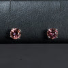 Round Cut Tourmaline Earrings / 14 Kt W - Anderson Jewelers 
