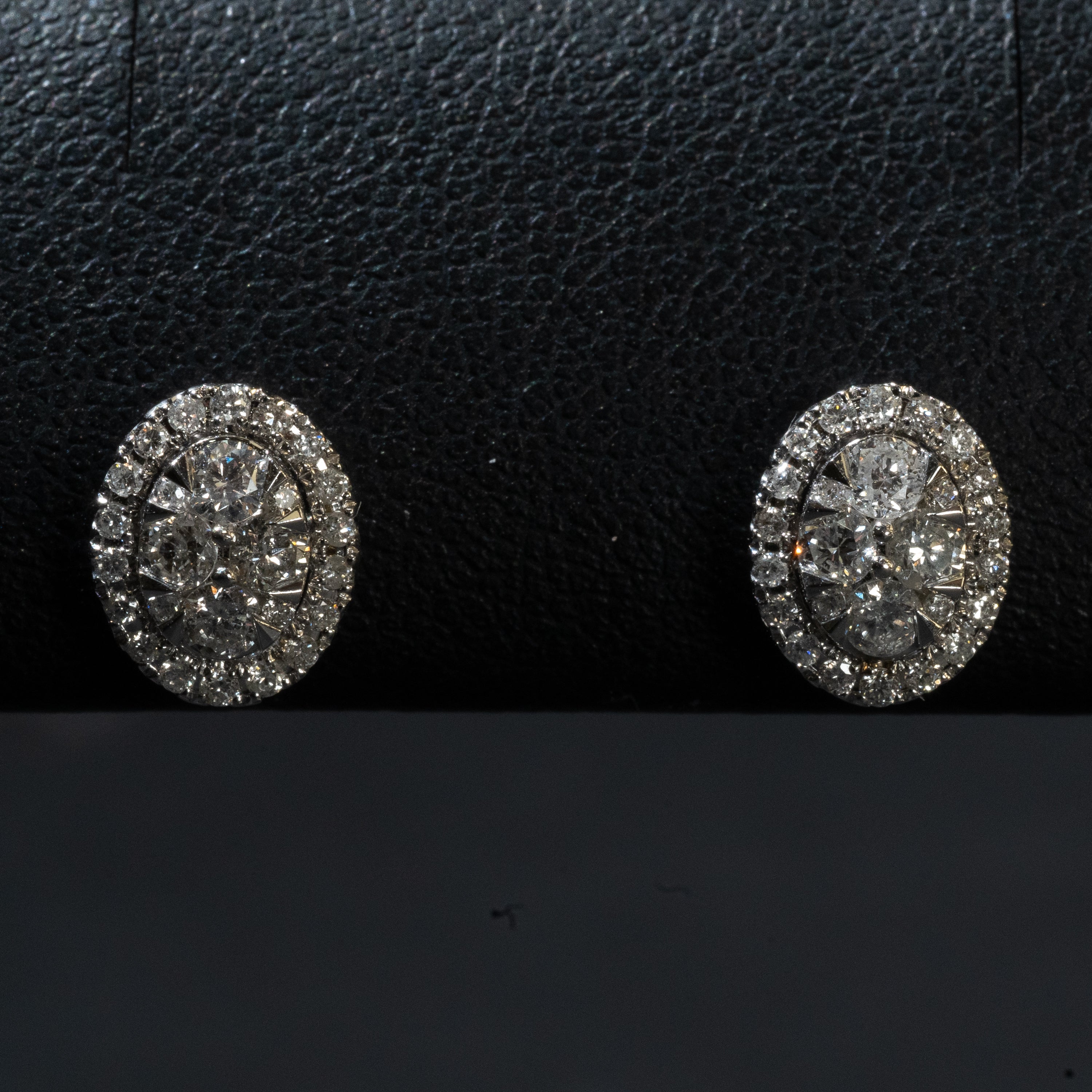 Diamond Earrings / 14 Kt W - Anderson Jewelers 