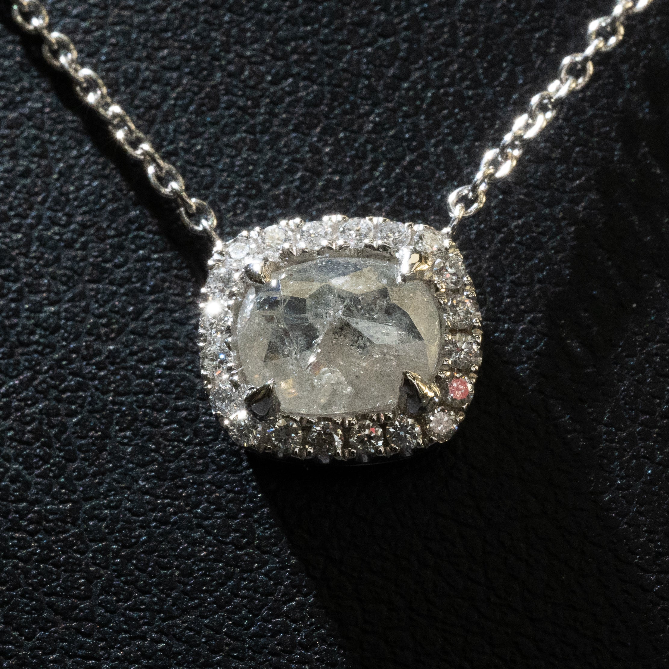 Ladies .720 Ctw Diamond Necklace / 14 Kt W - Anderson Jewelers 