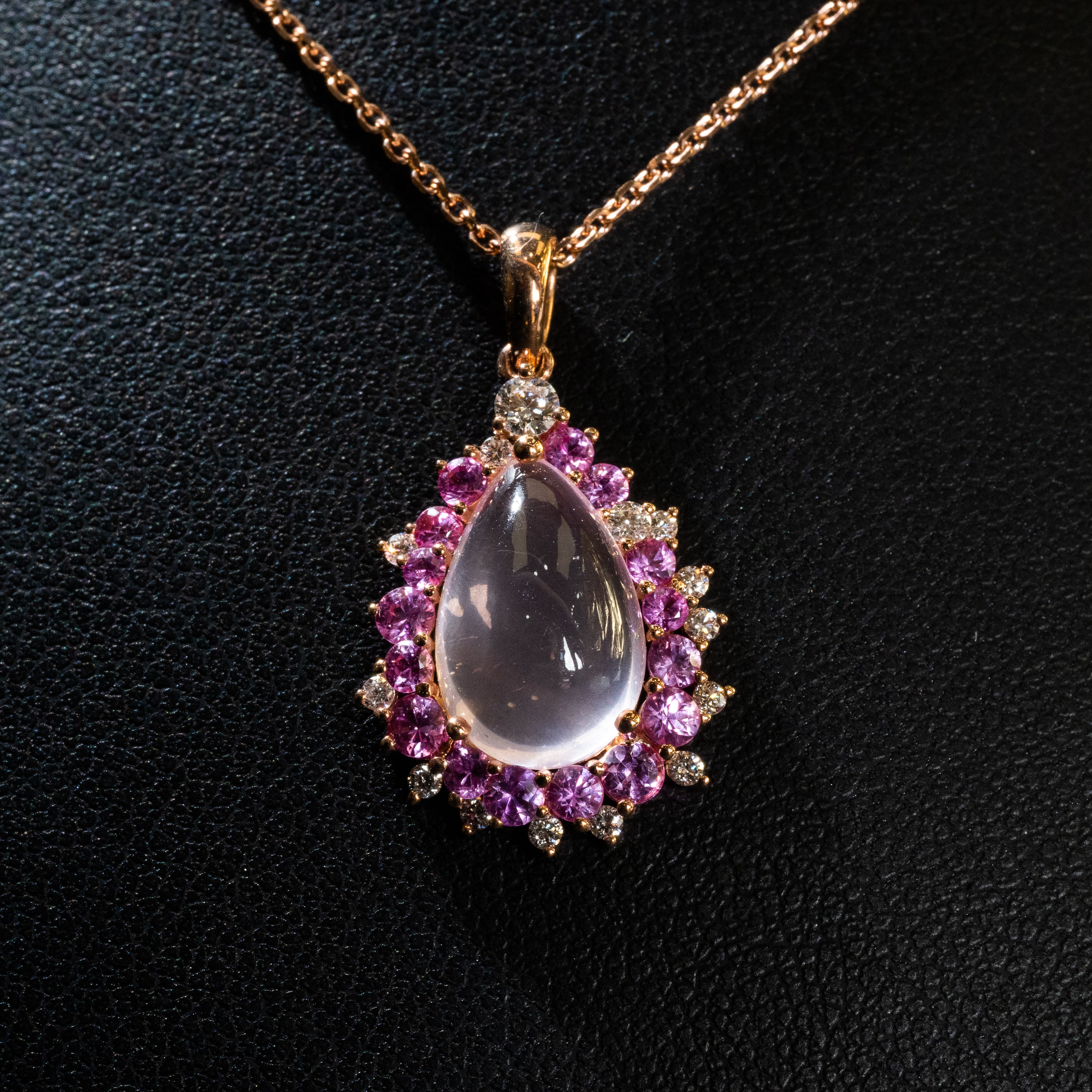 Ladies Quartz Pendant / Rose Gold 14 Kt. - Anderson Jewelers 